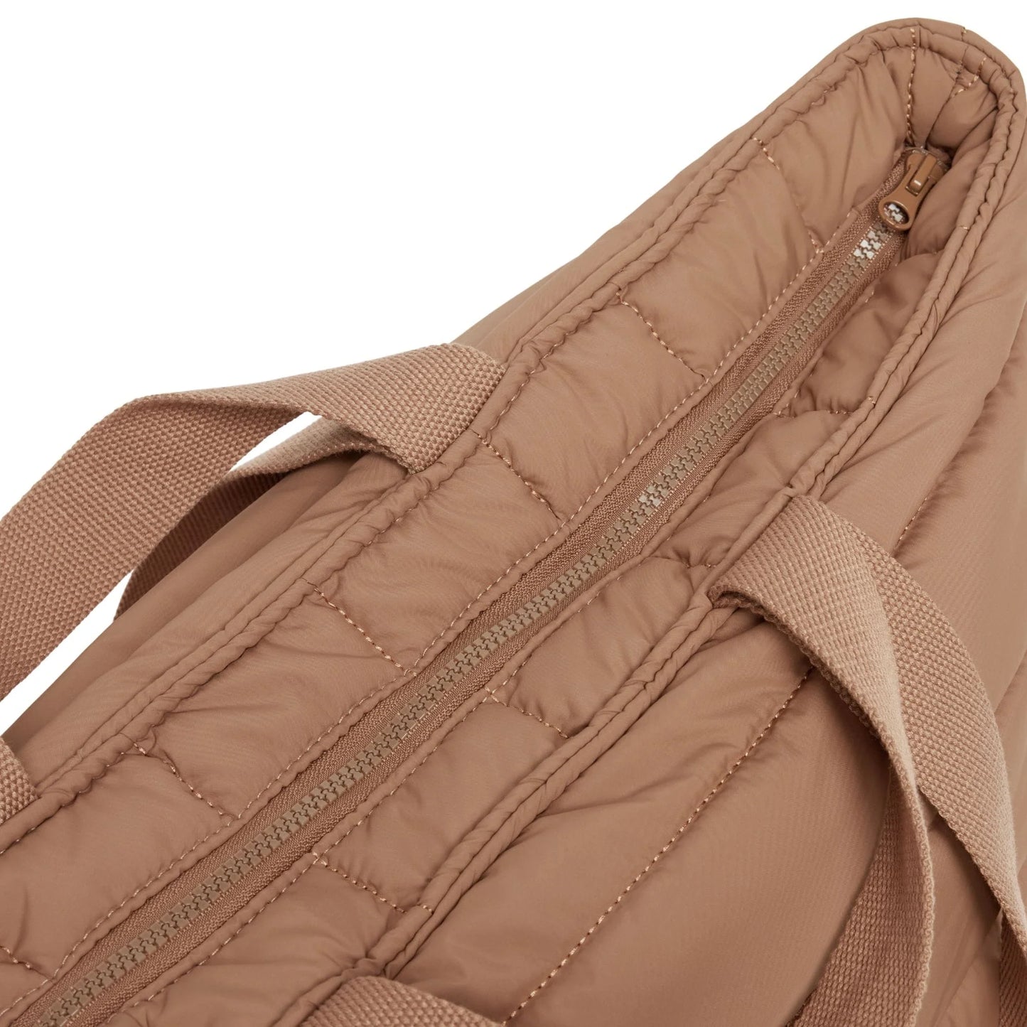 'Take It Base' Puffer Tote - Hazelnut