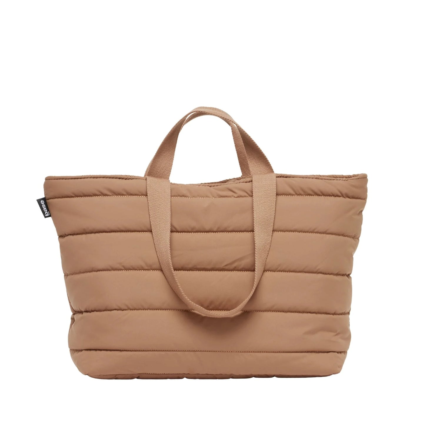'Take It Base' Puffer Tote - Hazelnut