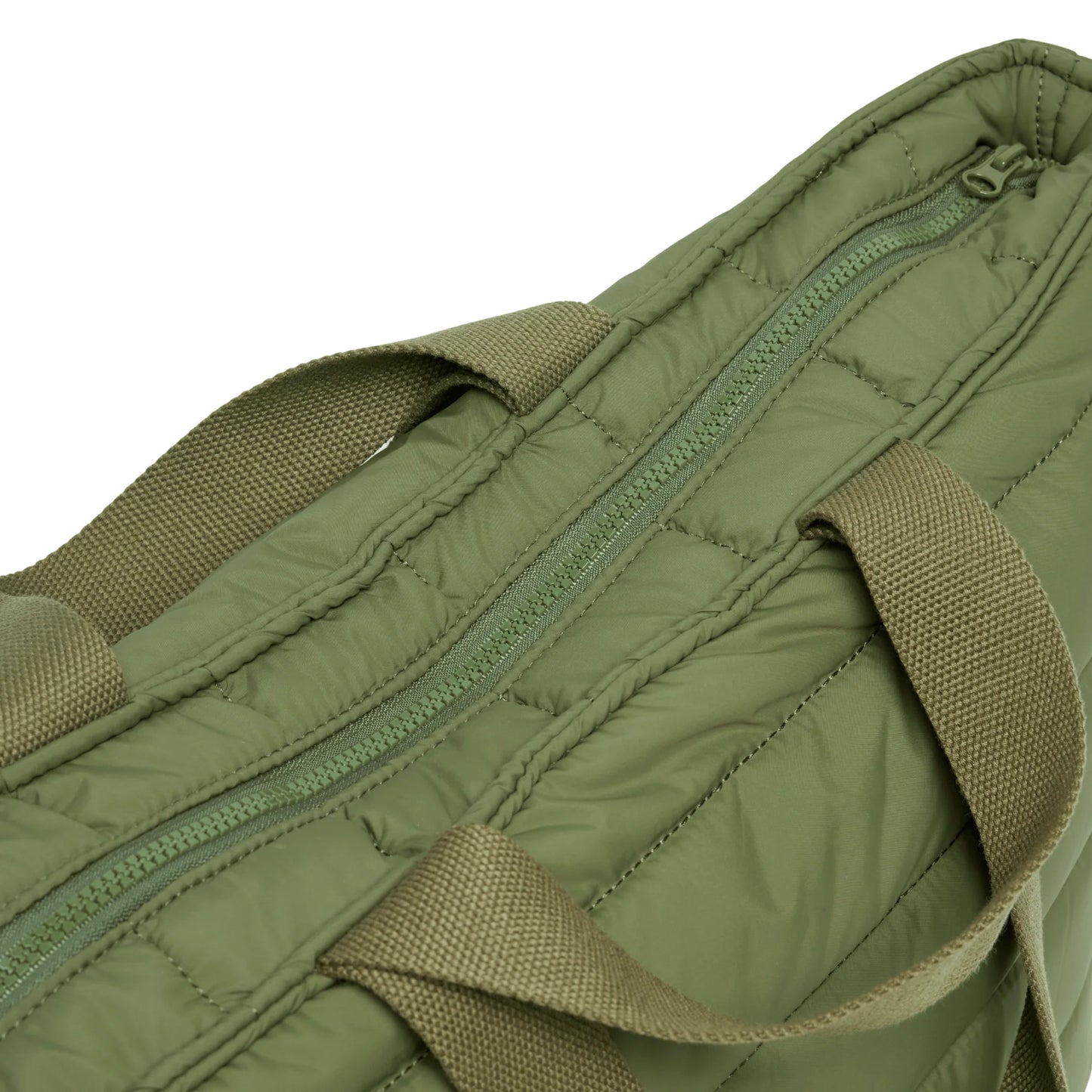 'Take It Base' Puffer Tote - Khaki