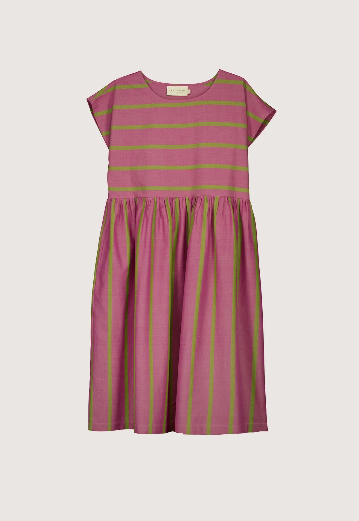 Nancybird Woven Tathra Dress - Bottle Brush Stripe