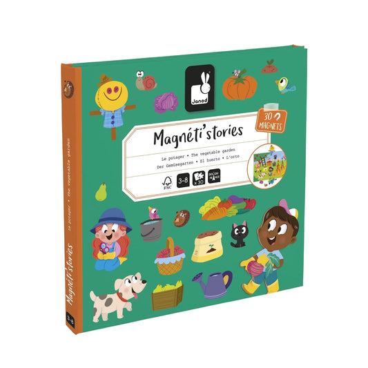 Janod Vegetable Garden Magnetic Story