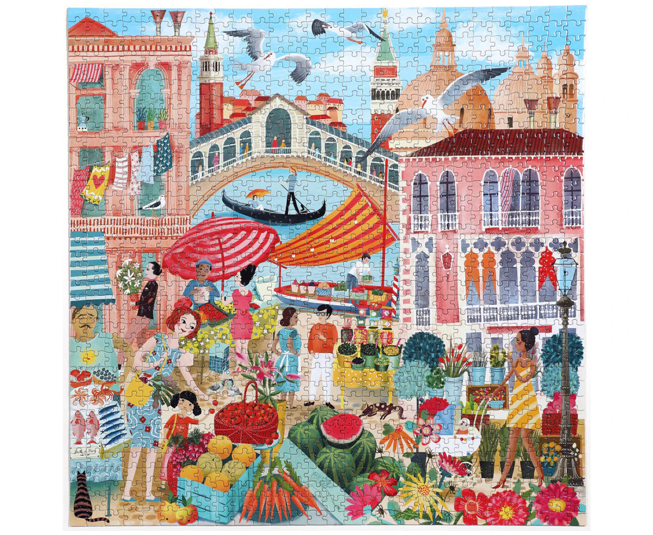 Venice Open Market - 1000 piece puzzle