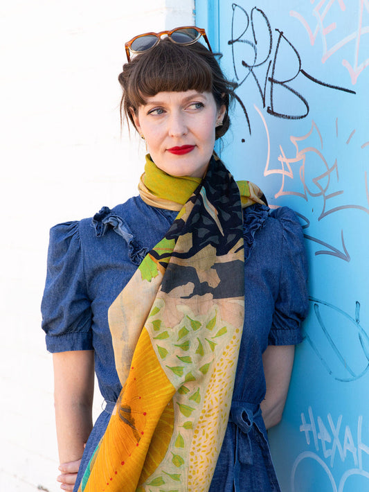 Dana Kinter "A Wish on the Wind" Cashmere Wool