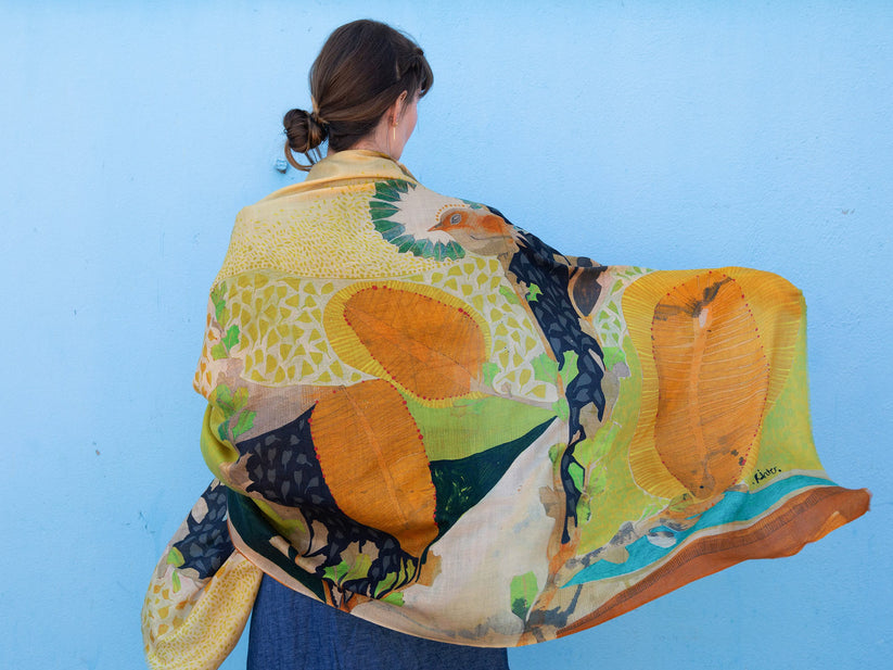 Dana Kinter "A Wish on the Wind" Cashmere Wool