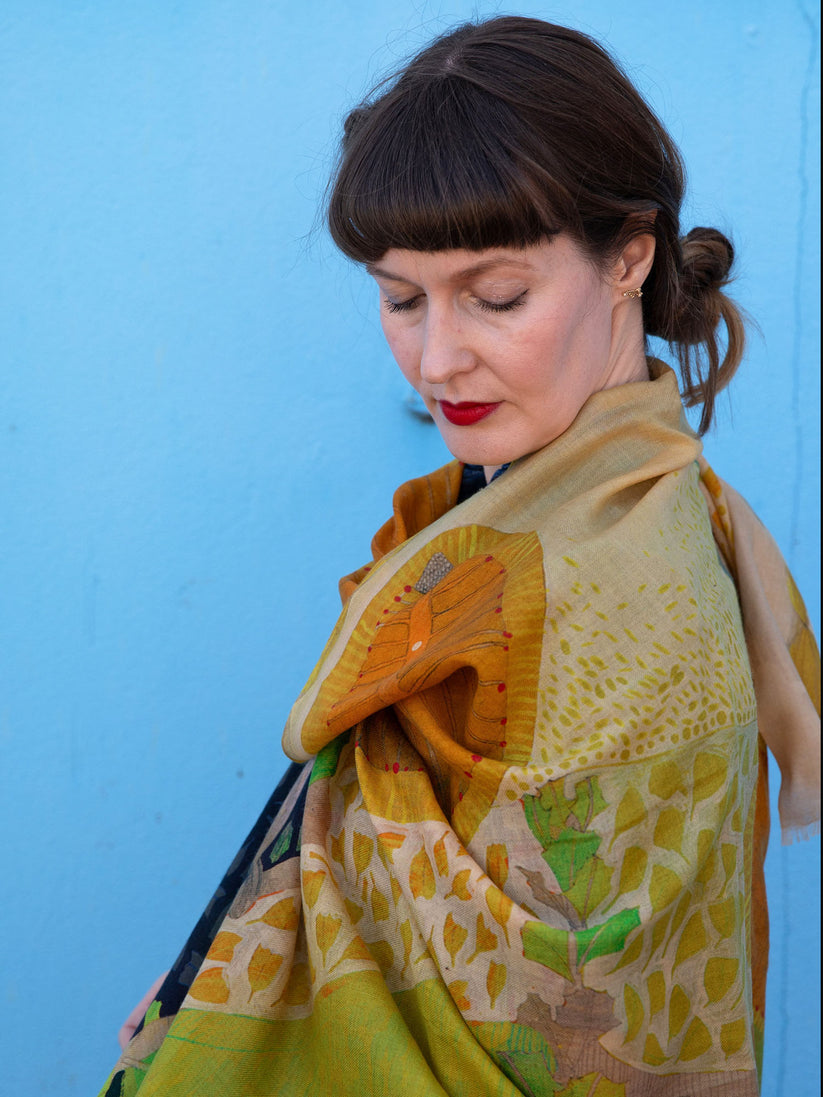 Dana Kinter "A Wish on the Wind" Cashmere Wool