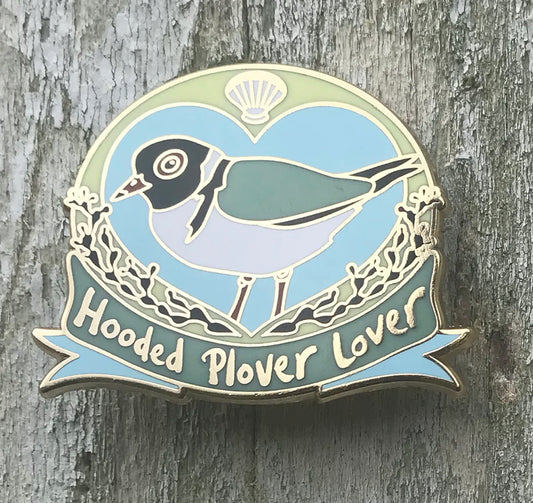 Bridget Farmer Hooded Plover Lover - Enamel Pin