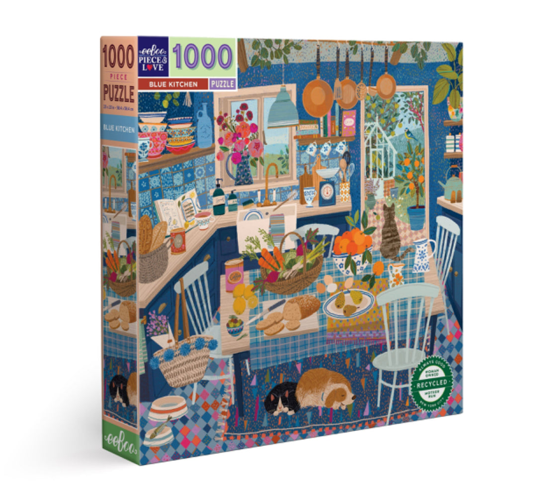 Blue Kitchen - 1000 piece puzzle