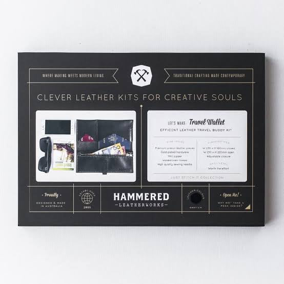 Hammered Leatherworks Travel Wallet Kit