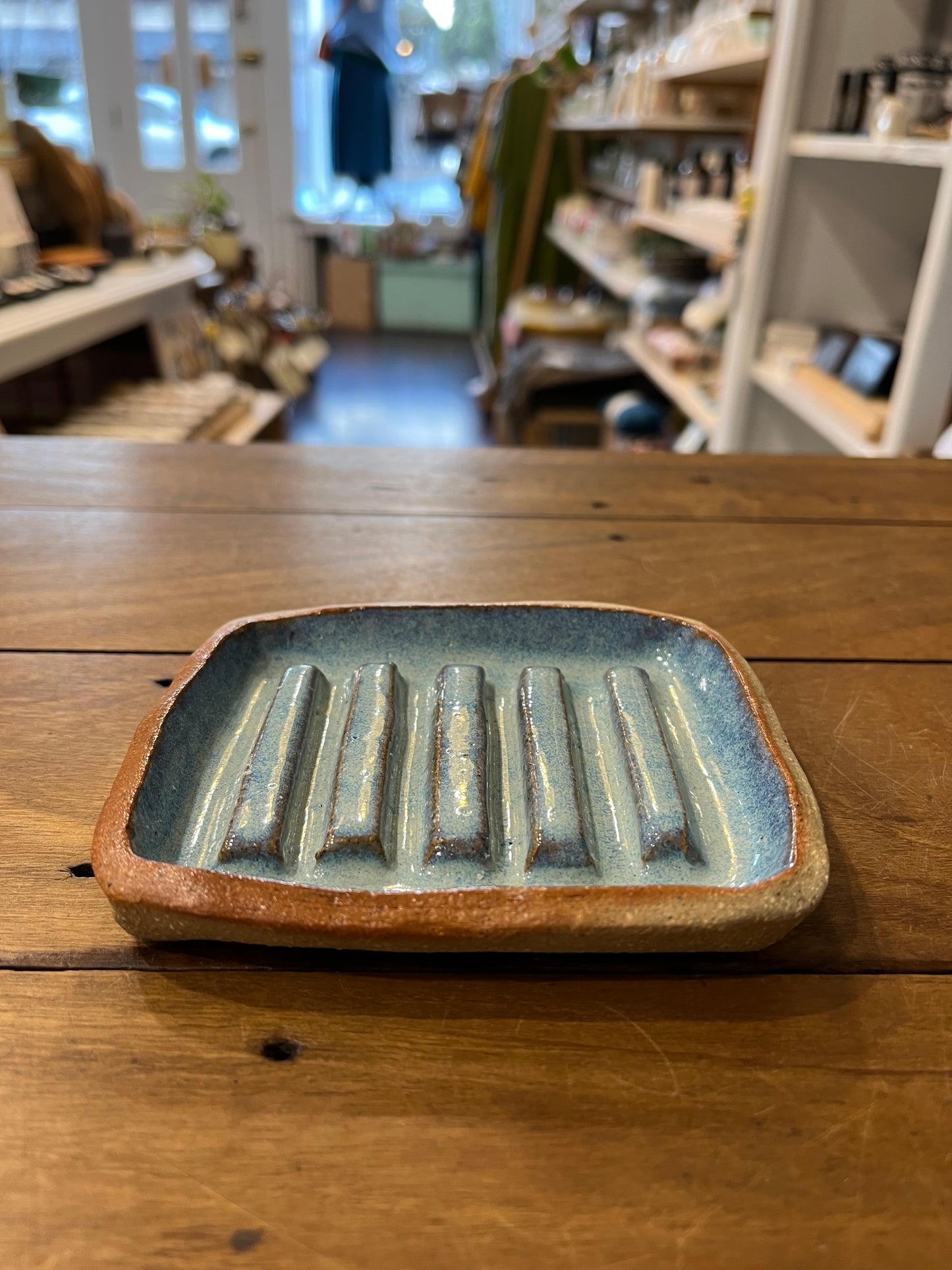 Mrs Fishers Pottery Ceramic Soapdish