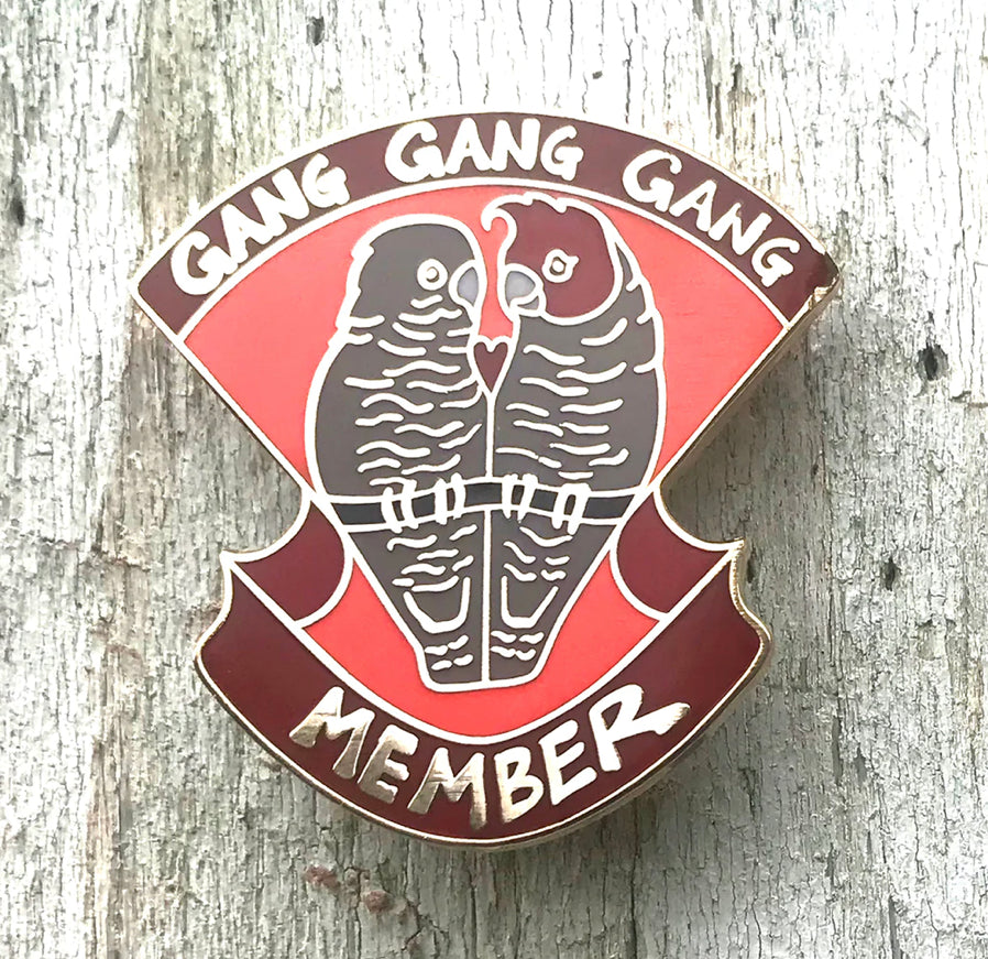 Bridget Farmer Gang Gang Gang Member - Enamel Pin
