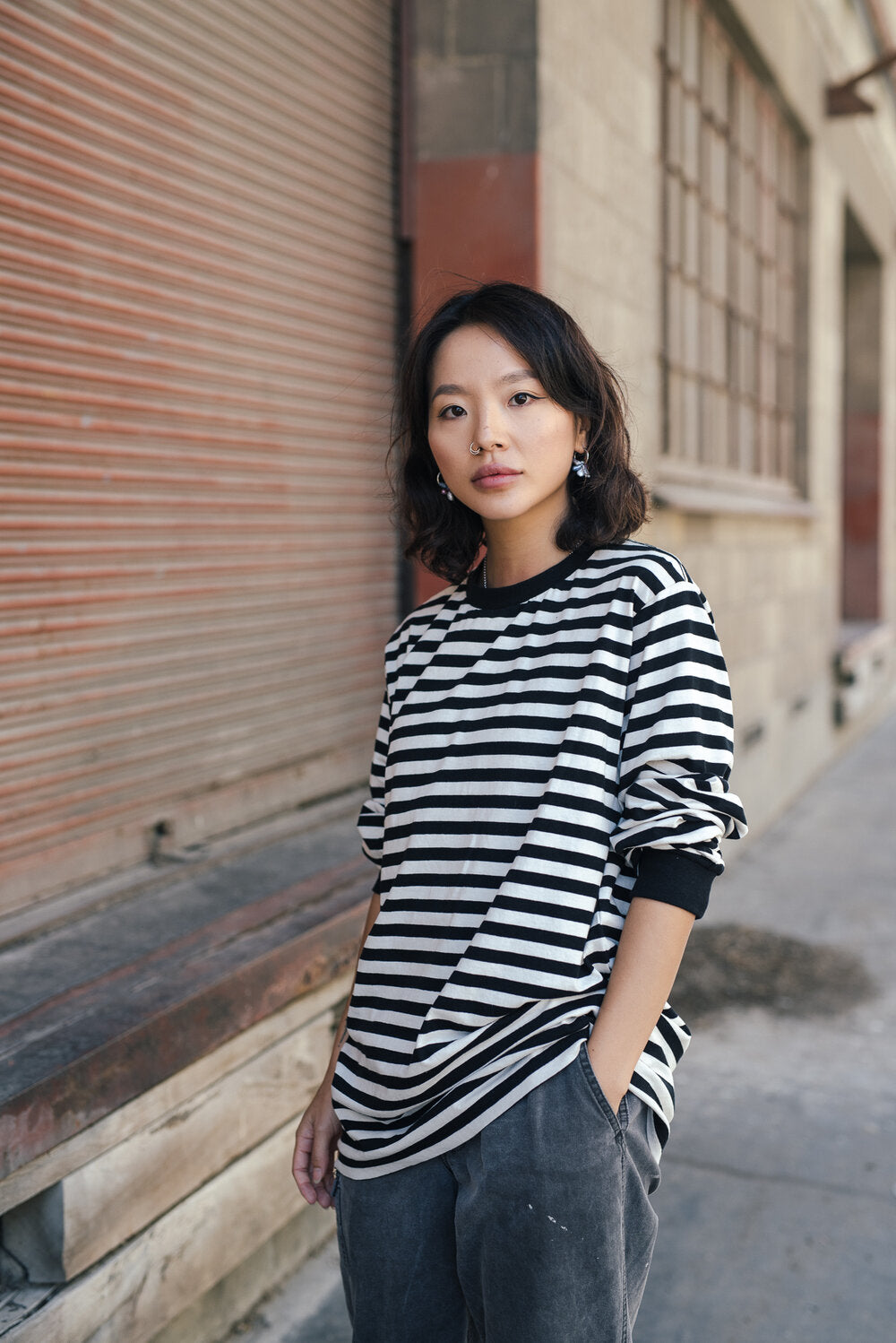 Hemp Clothing Long Sleeve Boxy Top
