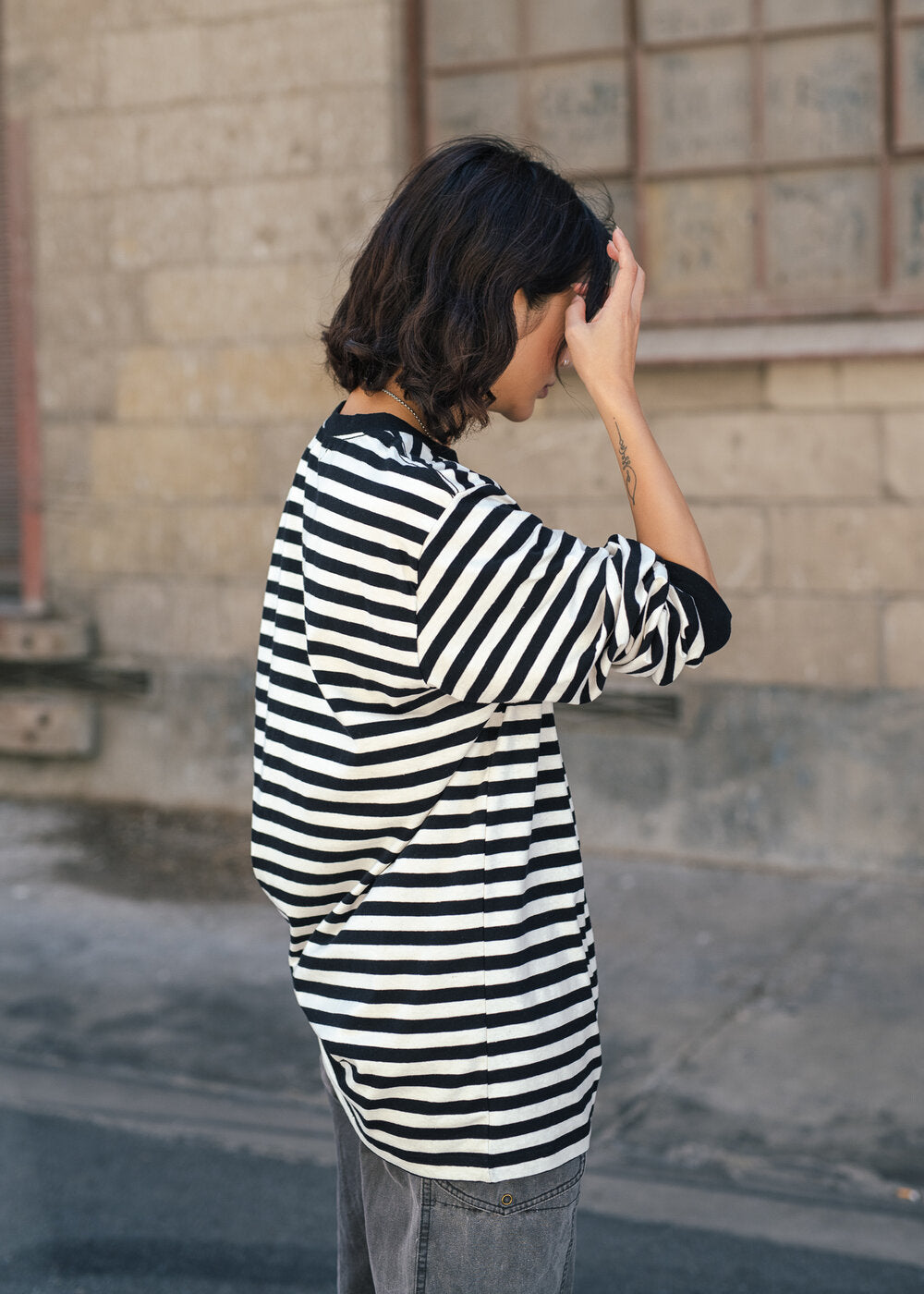 Hemp Clothing Long Sleeve Boxy Top
