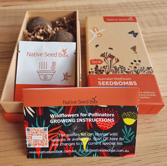 Native Seed Gift Box - Wildflowers for Native Pollinators