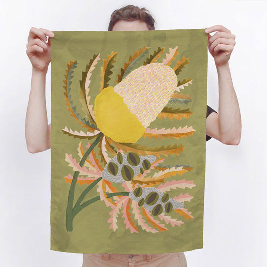 Togetherness Banksia Bloom Tea Towel