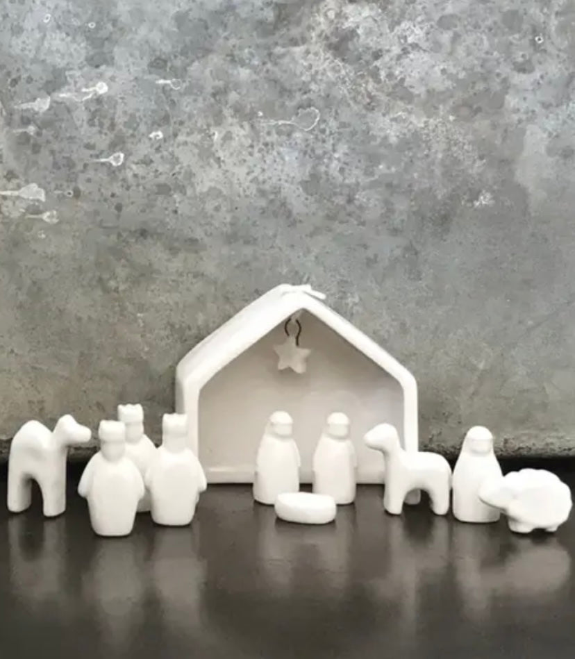 East of India Porcelain Christmas Nativity