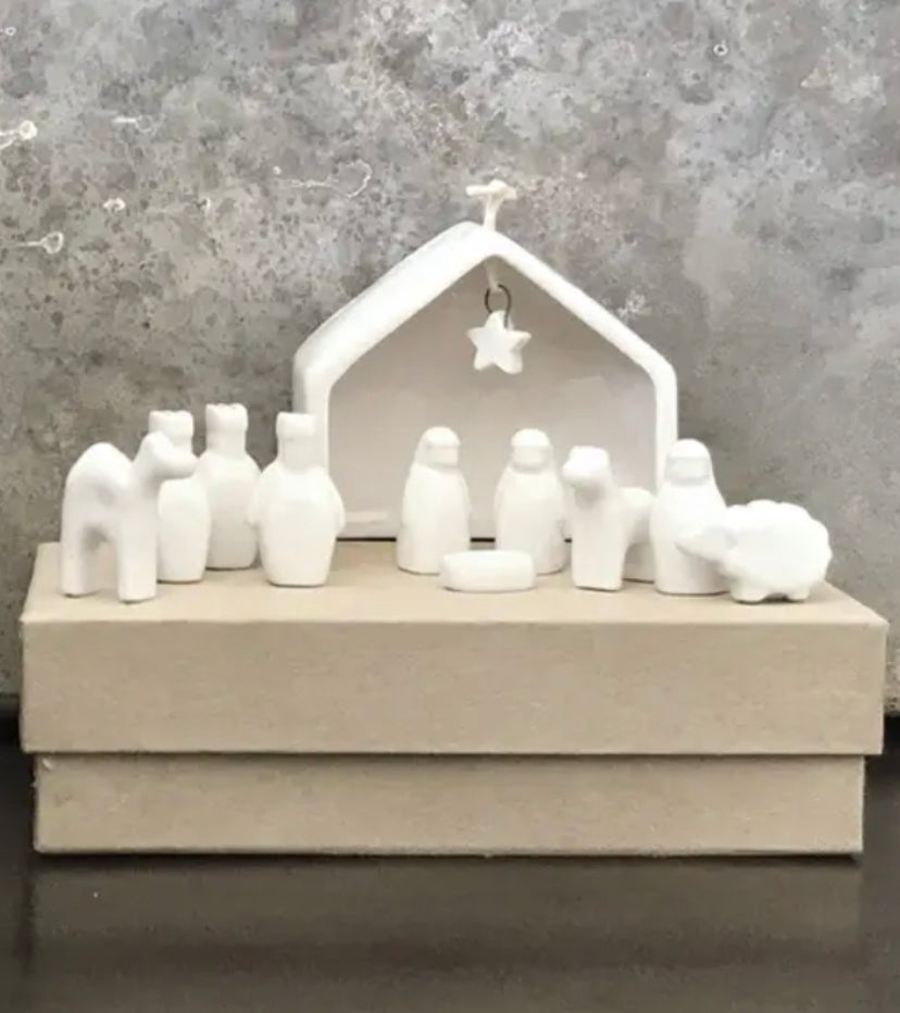 East of India Porcelain Christmas Nativity