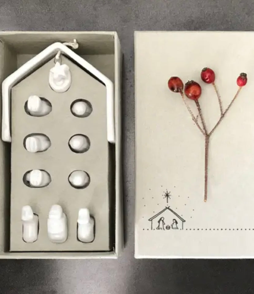 East of India Porcelain Christmas Nativity