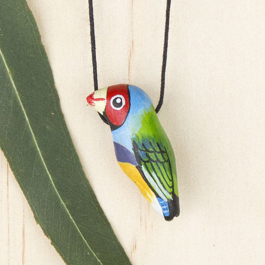 Songbird Gouldian Finch Whistle Necklace